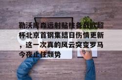 九游体育app包含勒沃库森远射贴柱备战欧超杯北京首钢集结日伤情更新，这一次真的风云突变罗马今夜止住颓势的词条